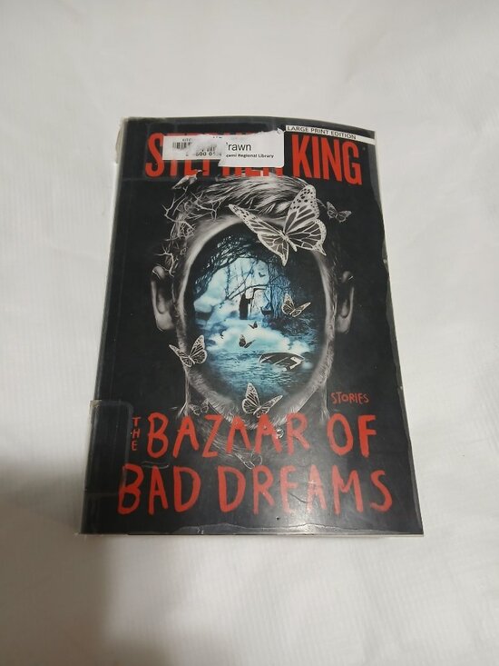 Large Print Press Other - Stephen King The Bazaar of Bad Dreams Large Print Soft Cover Castle Rock Gale